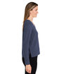 Devon & Jones New Classics Ladies' Charleston Pullover NAVY MELANGE ModelSide