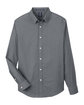 Devon & Jones CrownLux Performance Men's Spencer Poplin Shirt GRAPHITE MELANGE FlatFront