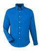 Devon & Jones CrownLux Performance Men's Spencer Poplin Shirt FRNCH BLU MLNGE OFFront