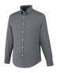 Devon & Jones CrownLux Performance Men's Spencer Poplin Shirt GRAPHITE MELANGE OFQrt