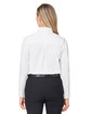 Devon & Jones CrownLux Performance Ladies' Spencer Poplin Shirt WHITE ModelBack