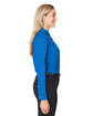 Devon & Jones CrownLux Performance Ladies' Spencer Poplin Shirt FRNCH BLU MLNGE ModelSide