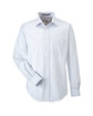 Devon & Jones Men's Crown Collection Micro Tattersall Woven Shirt WHT/ SLVR/ SLATE OFFront