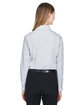 Devon & Jones Ladies' Crown Collection Micro Tattersall Woven Shirt WHT/ NVY/ CRYSTL ModelBack