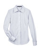 Devon & Jones Ladies' Crown Collection Micro Tattersall Woven Shirt WHT/ SLVR/ SLATE FlatFront