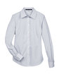 Devon & Jones Ladies' Crown Collection Micro Tattersall Woven Shirt WHT/ NVY/ CRYSTL FlatFront