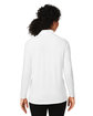 Devon & Jones Ladies' Raleigh Shawl Collar Knit Top WHITE ModelBack