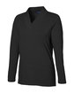 Devon & Jones Ladies' Raleigh Shawl Collar Knit Top BLACK OFQrt