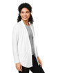 Devon & Jones Ladies' Raleigh Stretch Cardigan WHITE ModelQrt