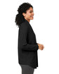 Devon & Jones Ladies' Raleigh Stretch Cardigan BLACK ModelSide