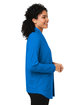 Devon & Jones Ladies' Raleigh Stretch Cardigan FRENCH BLUE ModelSide