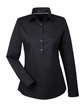 Devon & Jones Ladies' Perfect Fit Half-Placket Tunic Top  OFFront