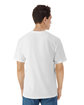 Gildan Unisex Light Cotton T-Shirt WHITE ModelBack