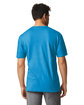 Gildan Unisex Light Cotton T-Shirt HEATHER SAPPHIRE ModelBack