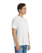 Gildan Unisex Light Cotton T-Shirt WHITE ModelSide