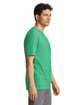 Gildan Unisex Light Cotton T-Shirt HTHR IRISH GREEN ModelSide