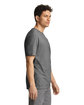 Gildan Unisex Light Cotton T-Shirt GRAPHITE HEATHER ModelSide