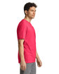 Gildan Unisex Light Cotton T-Shirt HEATHER RED ModelSide