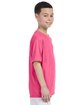 Gildan Youth Performance T-Shirt SAFETY PINK ModelSide