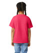 Gildan Youth Softstyle T-Shirt HEATHER RED ModelBack