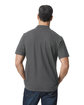 Gildan Men's Softstyle Double Pique Polo CHARCOAL ModelBack