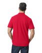 Gildan Men's Softstyle Double Pique Polo RED ModelBack