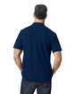 Gildan Men's Softstyle Double Pique Polo NAVY ModelBack