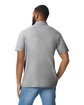 Gildan Men's Softstyle Double Pique Polo RS SPORT GREY ModelBack