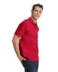 Gildan Men's Softstyle Double Pique Polo CHERRY RED ModelSide