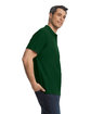 Gildan Men's Softstyle Double Pique Polo FOREST GREEN ModelSide