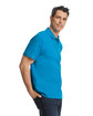 Gildan Men's Softstyle Double Pique Polo SAPPHIRE ModelSide