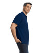 Gildan Men's Softstyle Double Pique Polo NAVY ModelSide