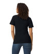 Gildan Ladies' Softstyle Double Pique Polo BLACK ModelBack