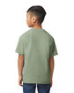 Gildan Youth Softstyle Midweight T-Shirt SAGE ModelBack