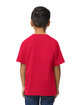 Gildan Youth Softstyle Midweight T-Shirt RED ModelBack