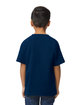 Gildan Youth Softstyle Midweight T-Shirt NAVY ModelBack