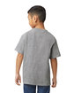 Gildan Youth Softstyle Midweight T-Shirt RS SPORT GREY ModelBack