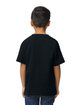 Gildan Youth Softstyle Midweight T-Shirt PITCH BLACK ModelBack