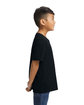 Gildan Youth Softstyle Midweight T-Shirt PITCH BLACK ModelSide