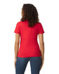 Gildan Ladies' Softstyle Midweight Ladies' T-Shirt RED ModelBack