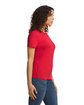 Gildan Ladies' Softstyle Midweight Ladies' T-Shirt RED ModelSide