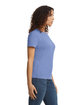 Gildan Ladies' Softstyle Midweight Ladies' T-Shirt VIOLET ModelSide