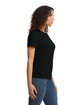 Gildan Ladies' Softstyle Midweight Ladies' T-Shirt PITCH BLACK ModelSide