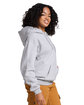 Jerzees Unisex Rugged Hooded Sweatshirt ATHLETIC HEATHER ModelSide