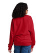 Jerzees Unisex Ultimate CVC Ring-Spun Sweatshirt TRUE RED ModelBack