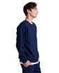 Jerzees Unisex Ultimate CVC Ring-Spun Sweatshirt J NAVY ModelSide