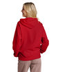 Jerzees Unisex Ultimate CVC Ring-Spun Hooded Sweatshirt TRUE RED ModelBack