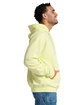 Jerzees Unisex Ultimate CVC Ring-Spun Hooded Sweatshirt CELERY JUICE ModelSide