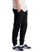 Jerzees Unisex Ultimate CVC Ring-Spun Pocket Jogger Sweatpant BLACK INK ModelSide