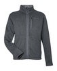 Marmot Men's Drop Line Fleece Jacket STEEL ONYX HTHR OFFront